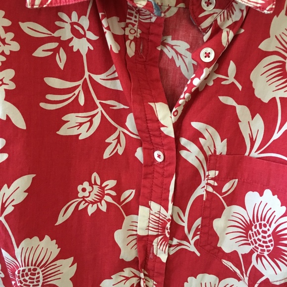 ❌SOLD❌ boden floral cotton button down shirt - Picture 3 of 4